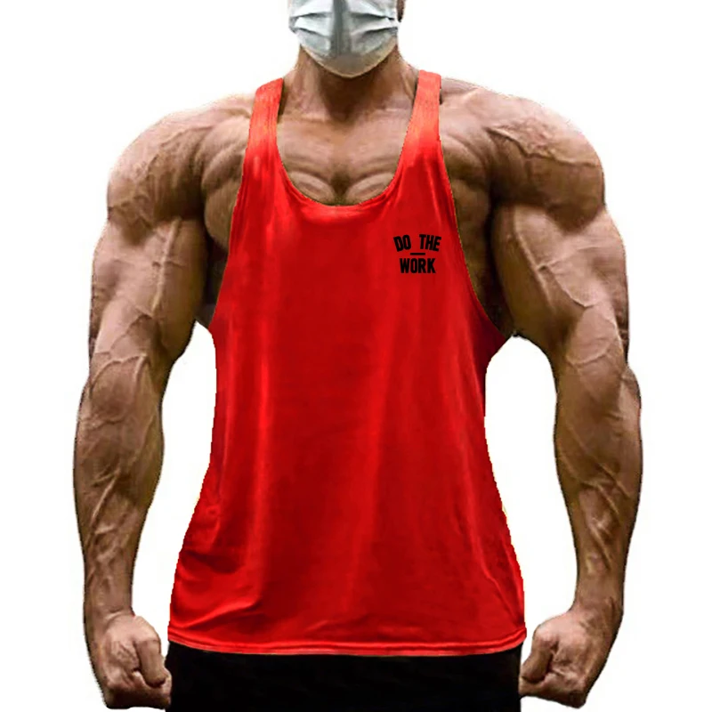 ผู้ชายผ้าฝ้ายแขนกุดTeesยิมเพาะ - Tank Top Muscle บทวิจารณ์และราคา