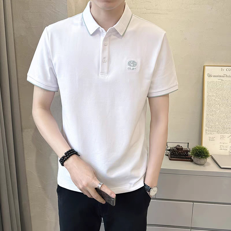เสื้อโปโลผู้ชายใหม่ เสื้อยืดคอ - Polo Shirt Pique บทวิจารณ์และราคา