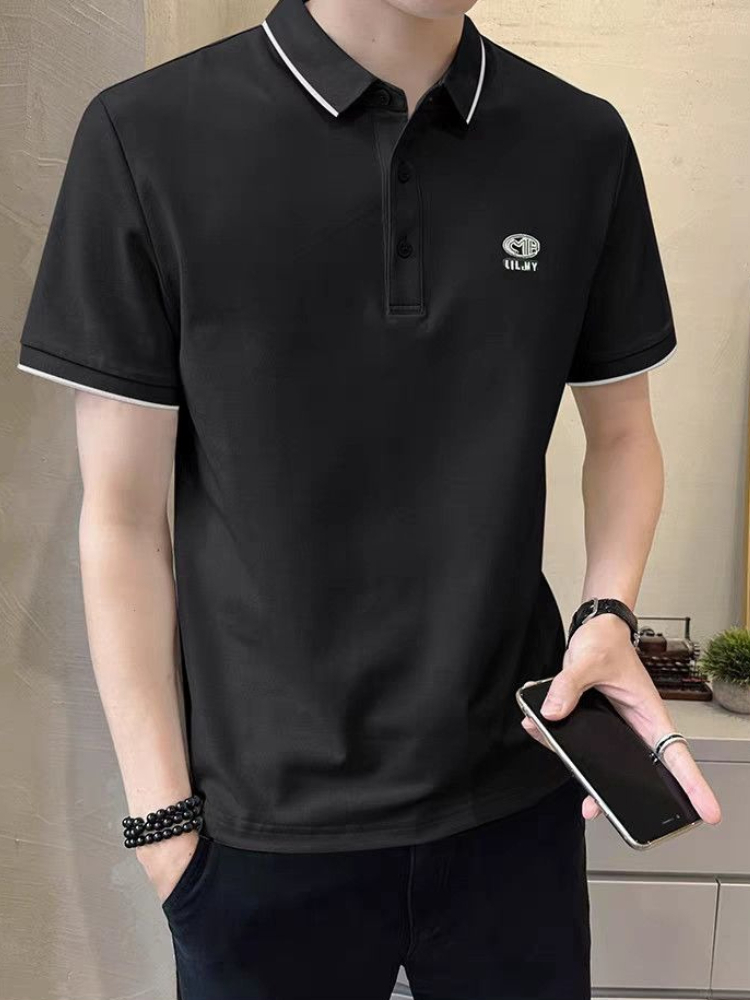 เสื้อโปโลผู้ชายใหม่ เสื้อยืดคอ - Polo Shirt Pique บทวิจารณ์และราคา
