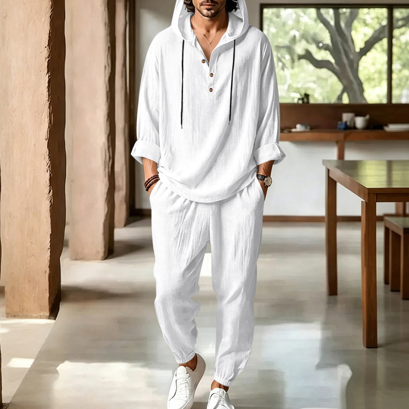 ชุดเซ็ตผ้าลินินฤดูร้อนสำหรับผู - Short Linen Drawstring บทวิจารณ์และราคา