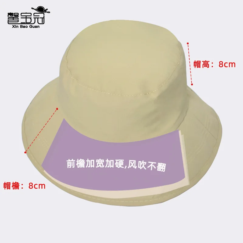หมวกบังแดดปีกกว้างกันน้ำ ป้องก - Packable Hat Nylon บทวิจารณ์และราคา