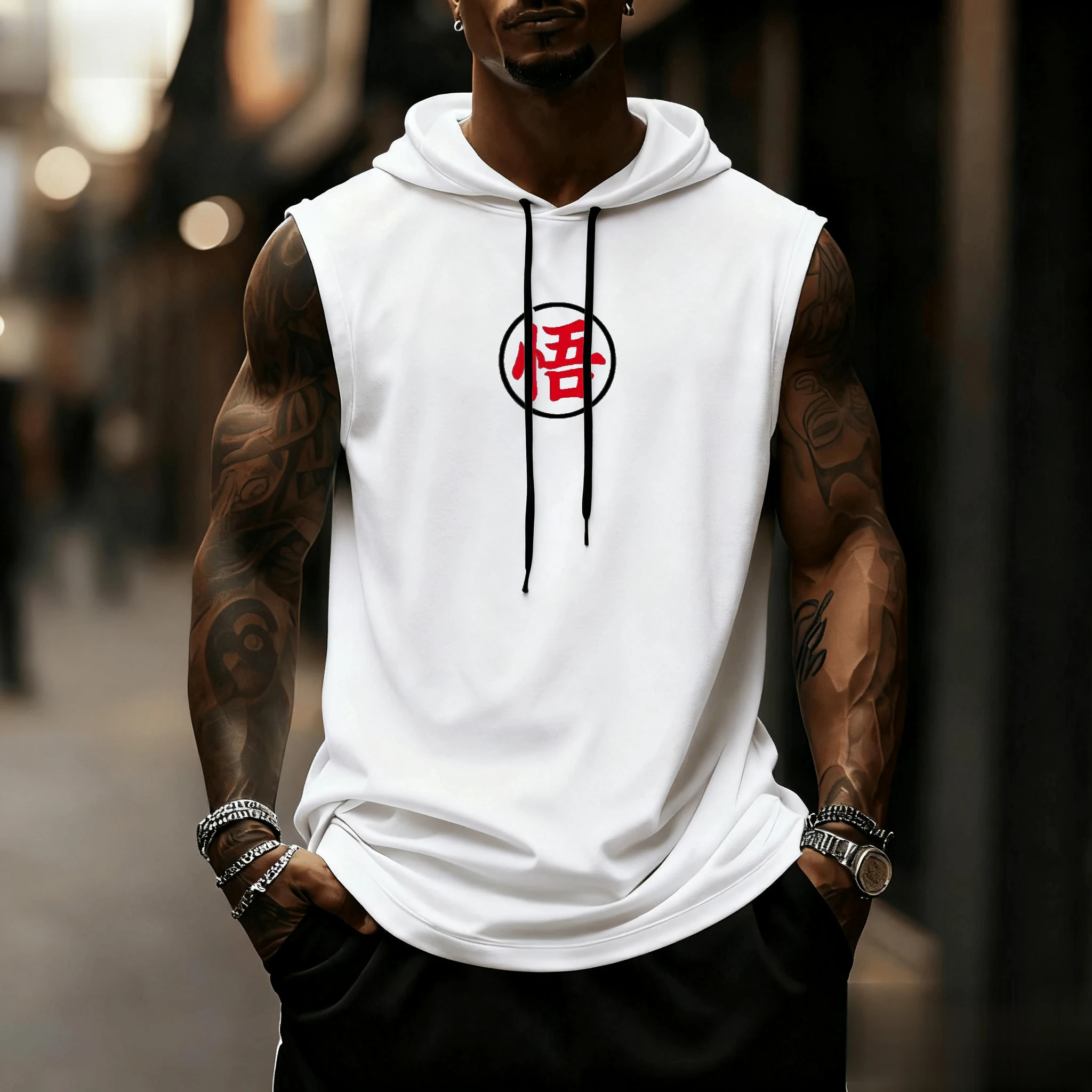 เสื้อกล้ามมีฮู้ดลายดราก้อนบอล  - Tank Top Muscle บทวิจารณ์และราคา