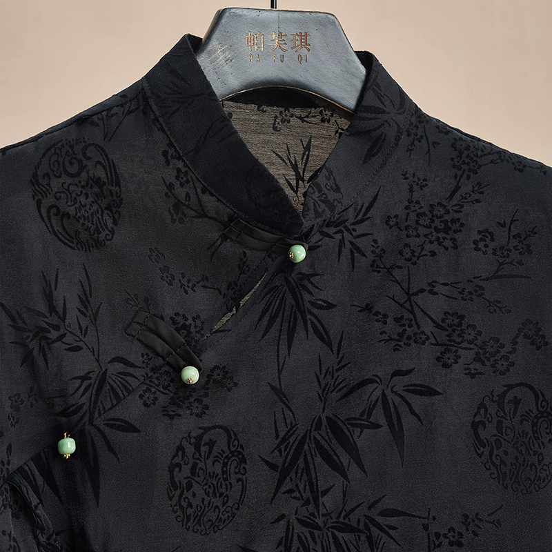 Retro บางเสื้อใหม่สไตล์จีน Che - Shirt Camp Collar บทวิจารณ์และราคา