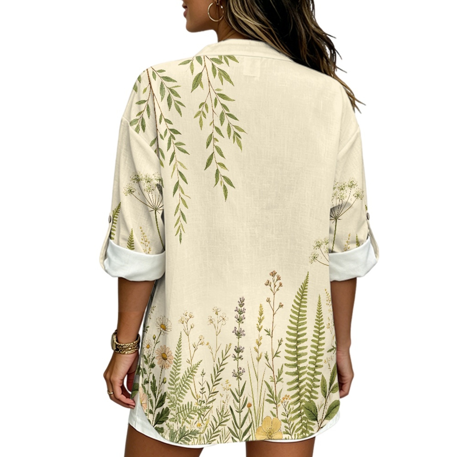INSTANTARTS เสื้อเชิ้ตผ้าลินิน - Linen Shirt Breathable บทวิจารณ์และราคา