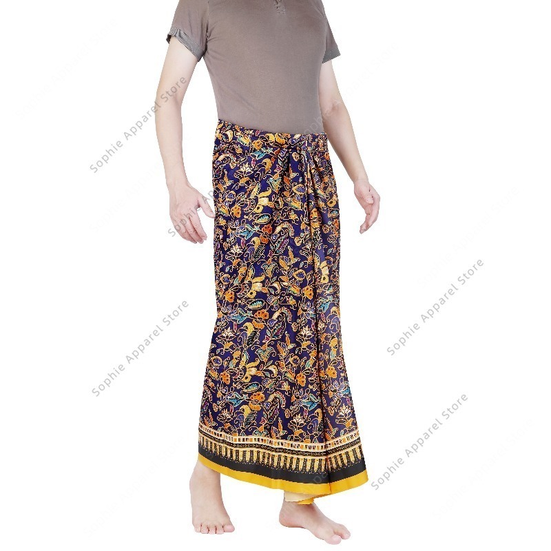 กระโปรงบาติกแบบพันรอบตัวสำหรับ - Sarong Men Wrap บทวิจารณ์และราคา