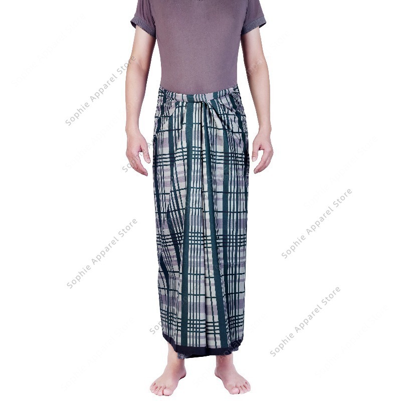 กระโปรงบาติกแบบพันรอบตัวสำหรับ - Sarong Men Wrap บทวิจารณ์และราคา