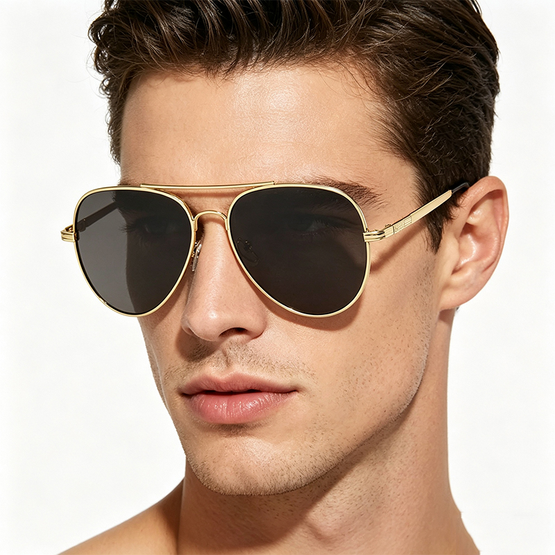 แว่นกันแดดโพลาไรซ์สไตล์นักบินค - Sunglasses Aviator Polarized บทวิจารณ์และราคา