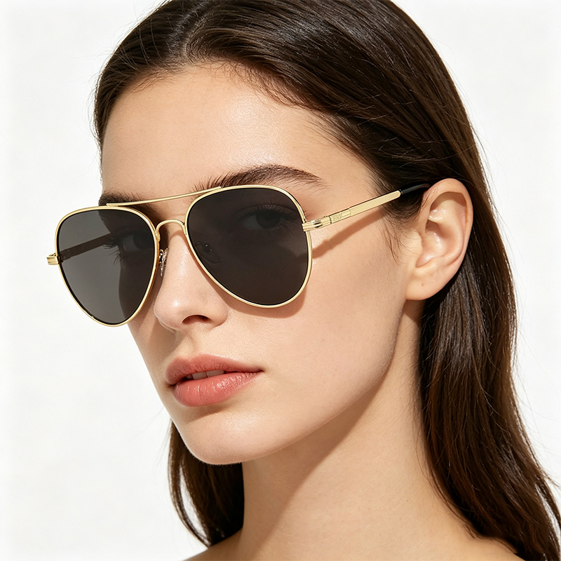 แว่นกันแดดโพลาไรซ์สไตล์นักบินค - Sunglasses Aviator Polarized บทวิจารณ์และราคา