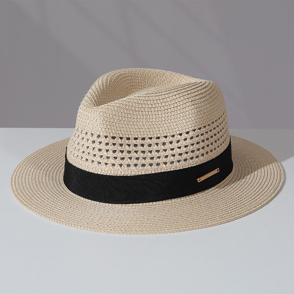 หมวกฟางคลาสสิก หมวกฟางปานามาสำ - Bucket Hat Straw บทวิจารณ์และราคา
