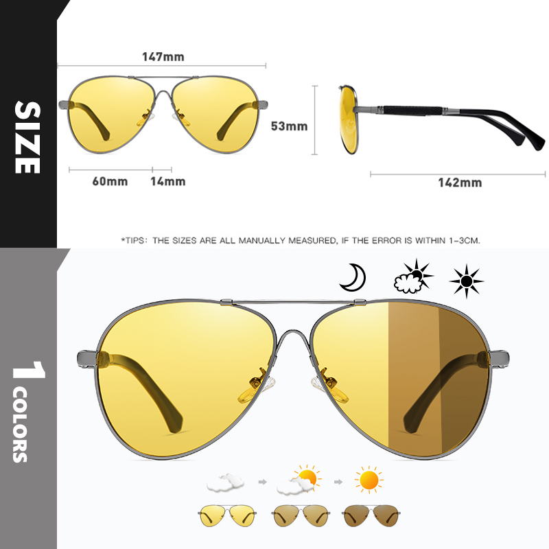 CoolPandas แว่นตากันแดดผู้ชาย  - Sunglasses Aviator Polarized บทวิจารณ์และราคา