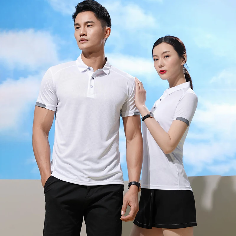 เสื้อโปโลแขนสั้นสำหรับผู้ชายผู - Shirt Camp Collar บทวิจารณ์และราคา