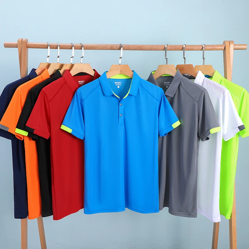 เสื้อโปโลแขนสั้นสำหรับผู้ชายผู - Shirt Camp Collar บทวิจารณ์และราคา