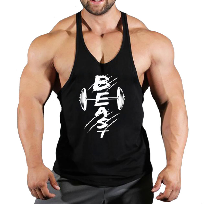 ฤดูร้อนฟิตเนส Tank Top Men เพา - Tank Top Muscle บทวิจารณ์และราคา