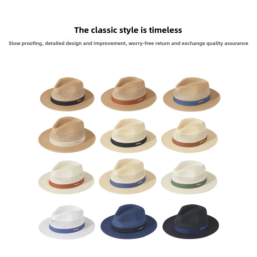 ขนาดใหญ่ 60 ซม.ปานามาแจ๊สหมวกฟ - Bucket Hat Straw บทวิจารณ์และราคา