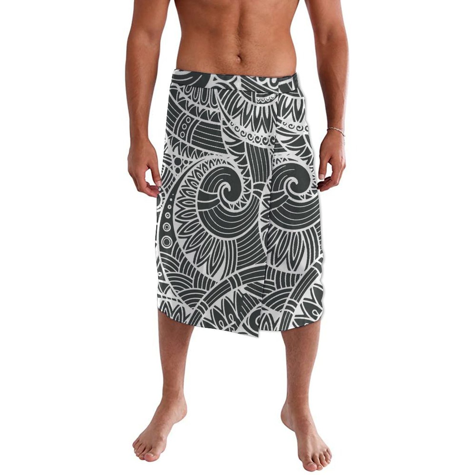 ชุดเดรสชายหาดของผู้ชายฮาวายผ้า - Sarong Men Wrap บทวิจารณ์และราคา