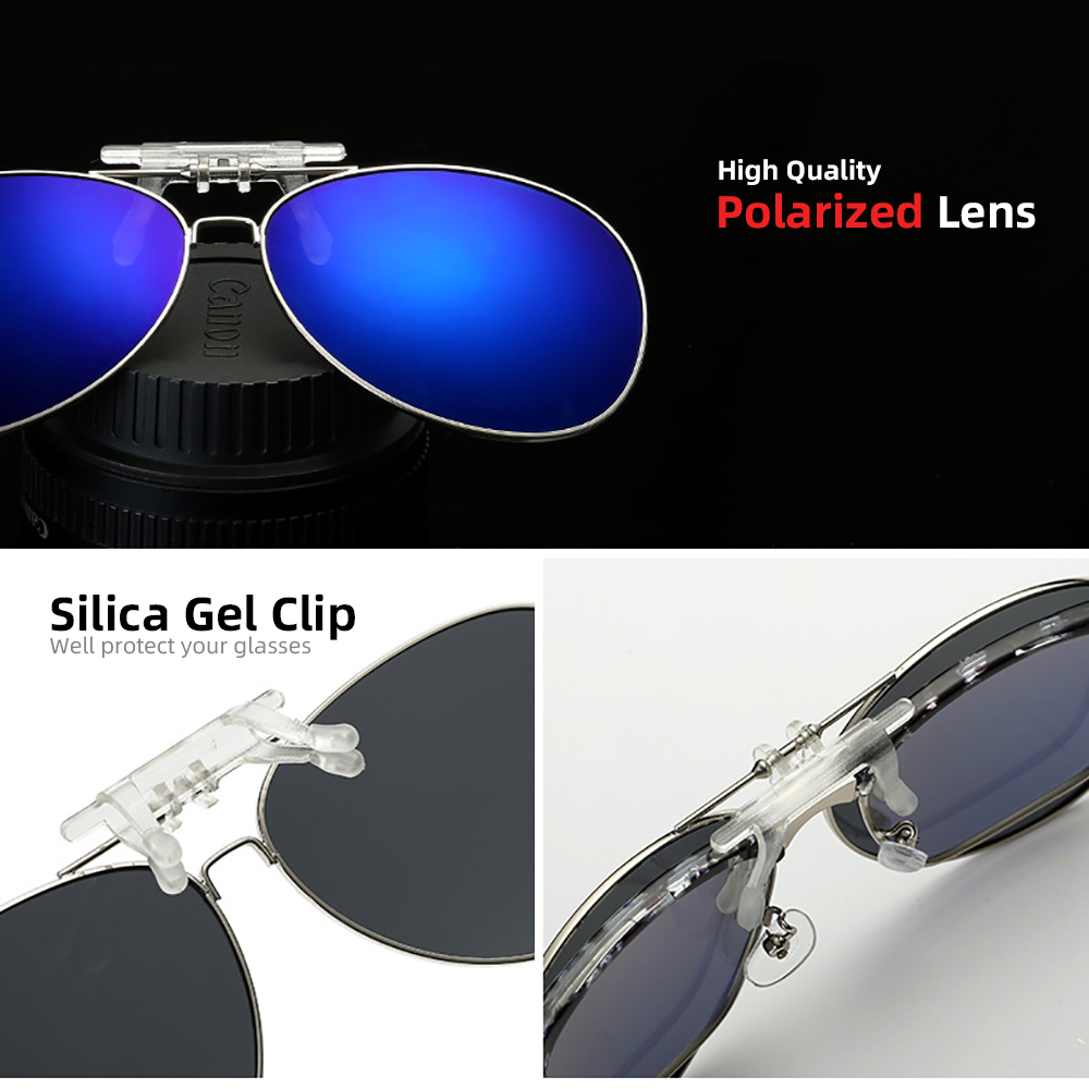 แว่นกันแดดแบบหนีบ VIVIBEE Avia - Sunglasses Aviator Polarized บทวิจารณ์และราคา