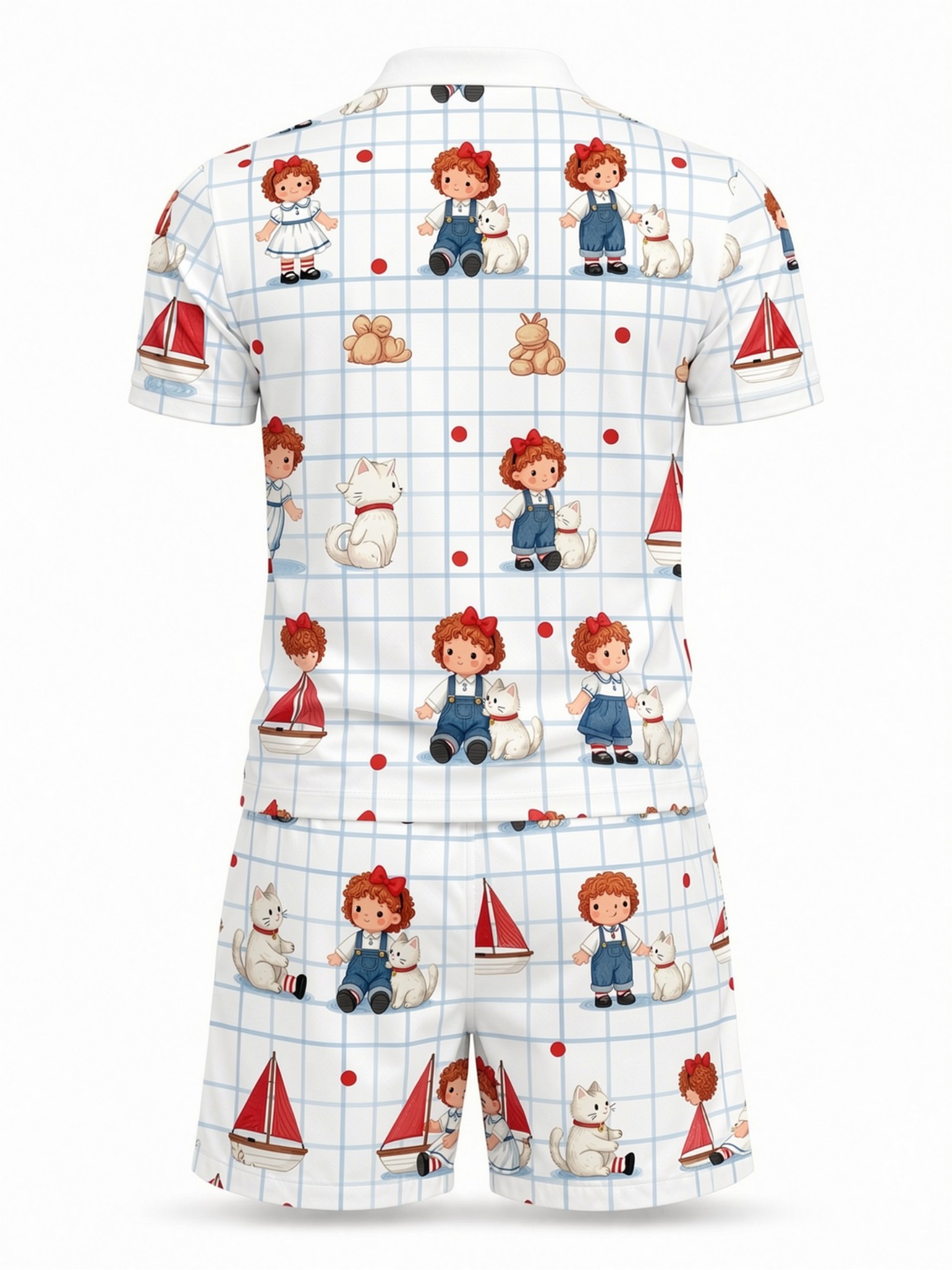 ชุดเสื้อโปโลแขนสั้นและกางเกงขา - Resort Shirt Floral บทวิจารณ์และราคา